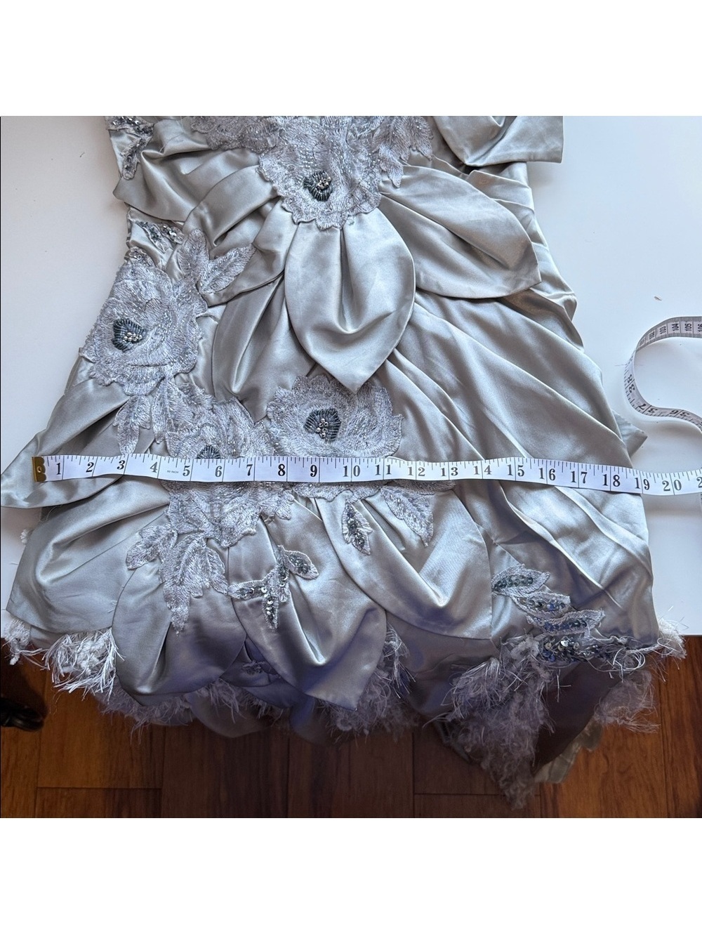 RARE One-of-a-Kind "Lisbon" Handmade Gown/Wedding - Picture 14 of 15